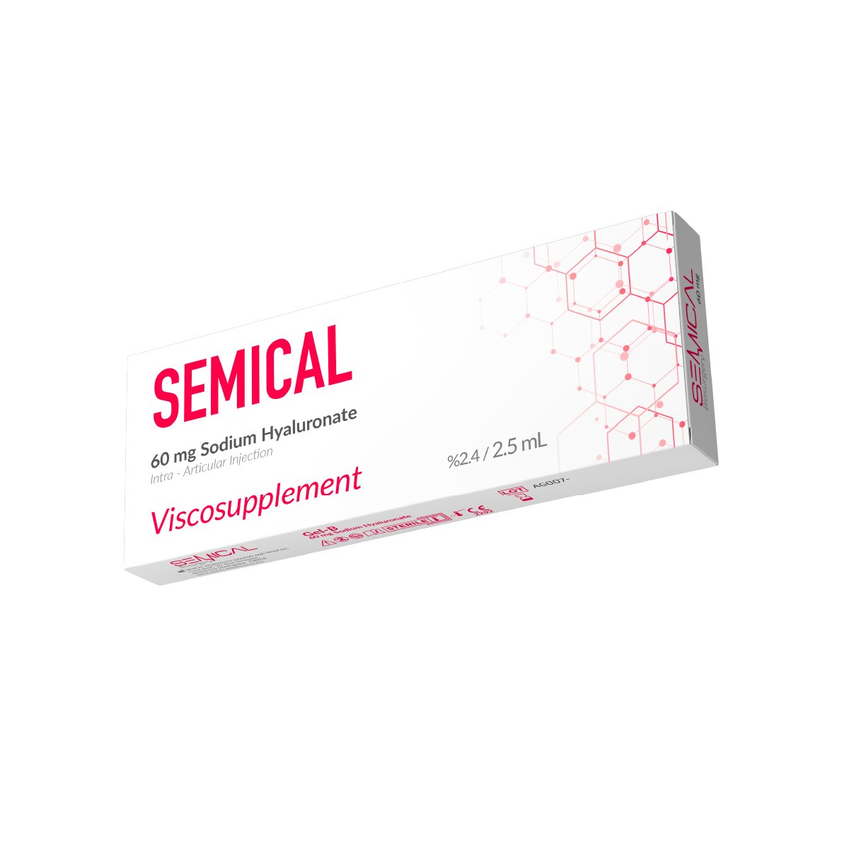 Semical Sodium Hyaluronate 60 mg %2.4 / 2.5 ml